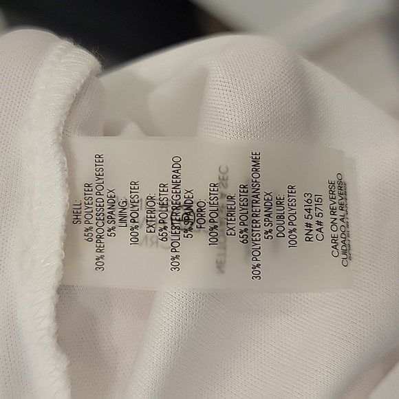 NWT Calvin Klein White Bow Dress - Picture 7 of 10